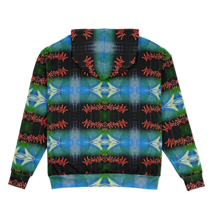 Blue Graffiti 50% - Heavyweight Oversized Hoodie