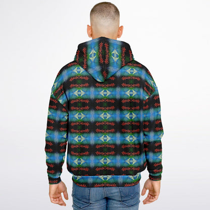 Blue Graffiti - 25% - Heavyweight Oversized Hoodie