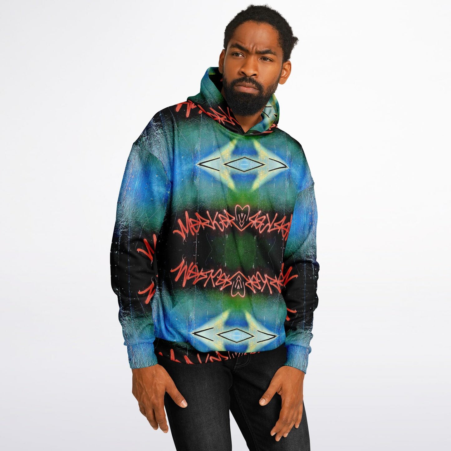 bye graffiti - 90% Heavyweight Oversized Hoodie