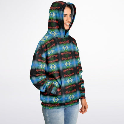 Blue Graffiti - 30% - Heavyweight Oversized Hoodie