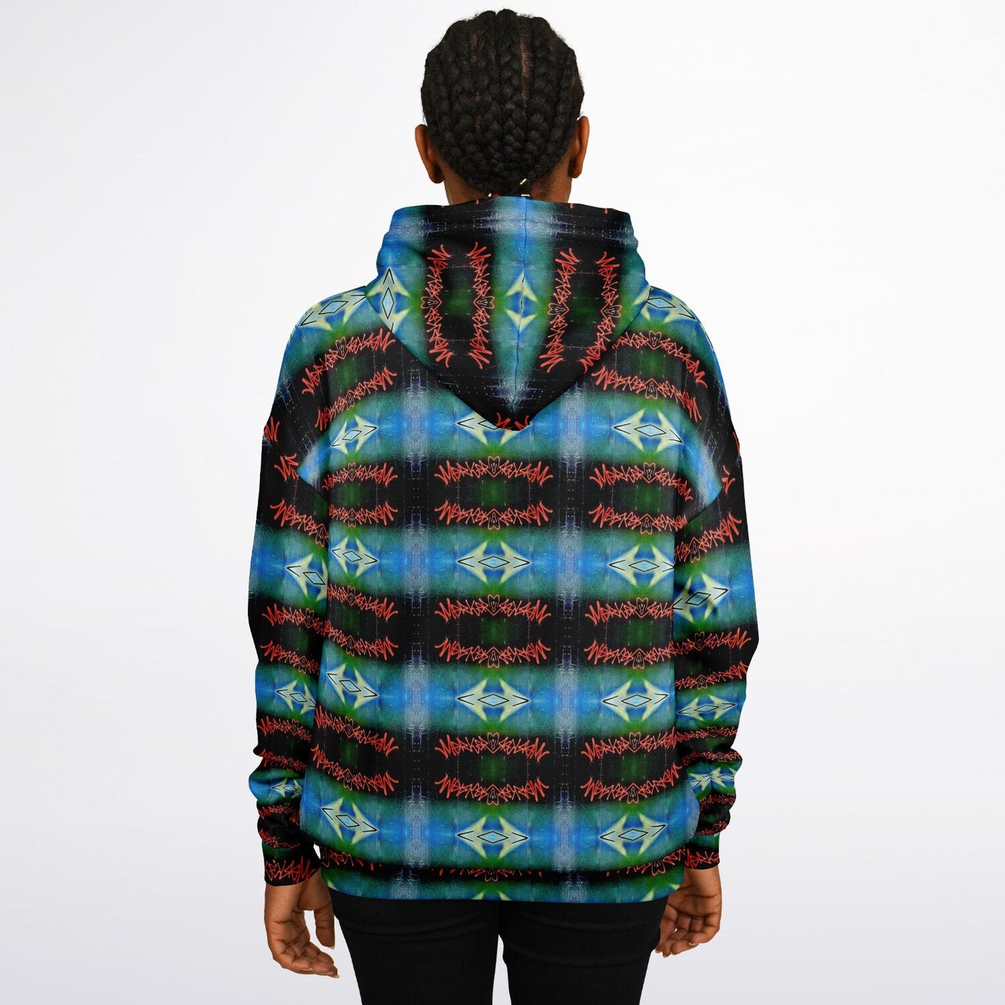 Blue Graffiti - 30% - Heavyweight Oversized Hoodie