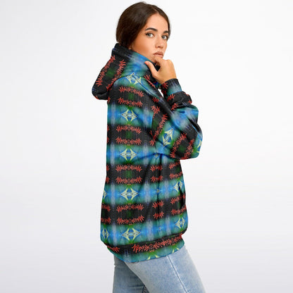 Blue Graffiti - 30% - Heavyweight Oversized Hoodie