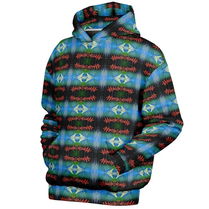 Blue Graffiti - 25% - Heavyweight Oversized Hoodie