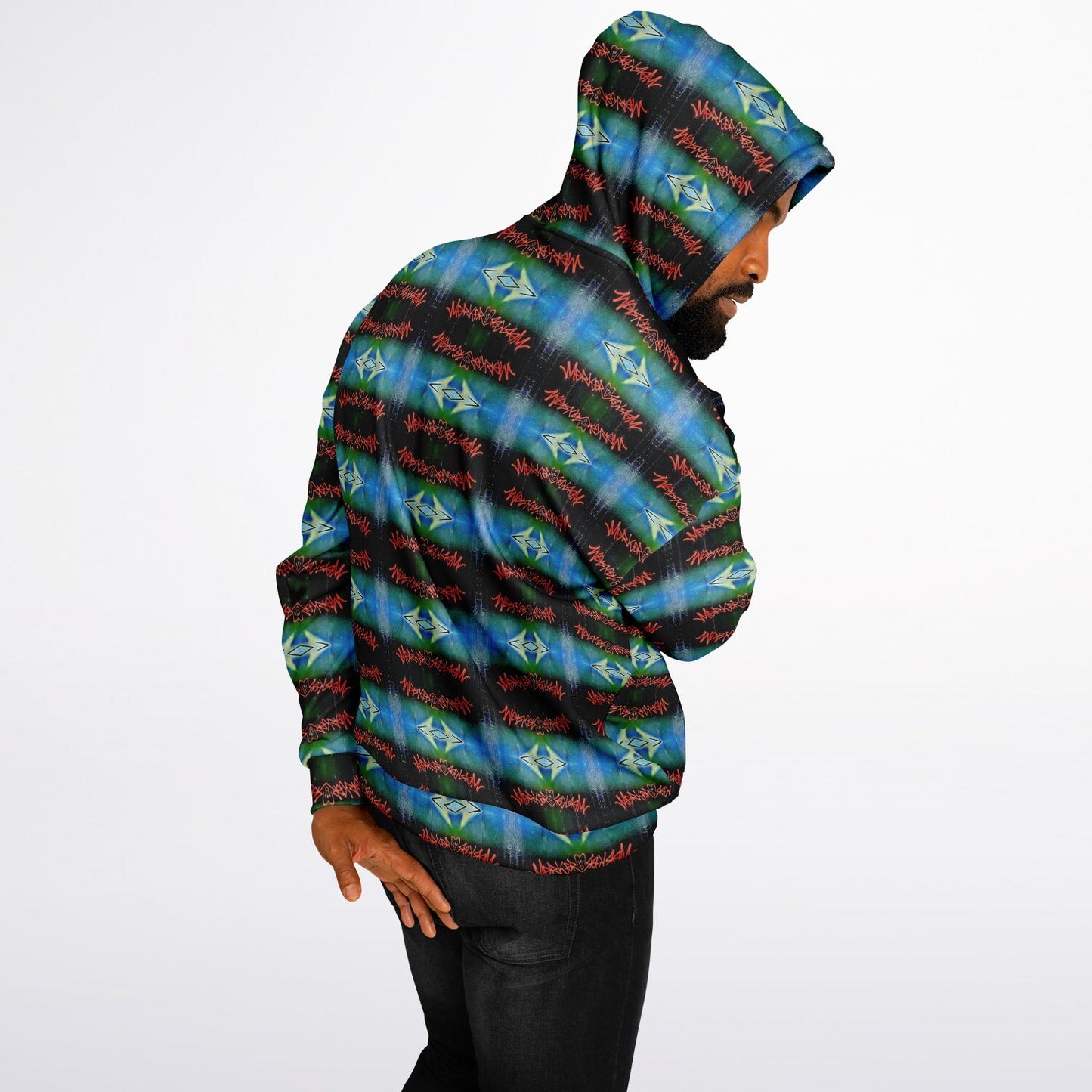 Blue Graffiti - 25% - Heavyweight Oversized Hoodie