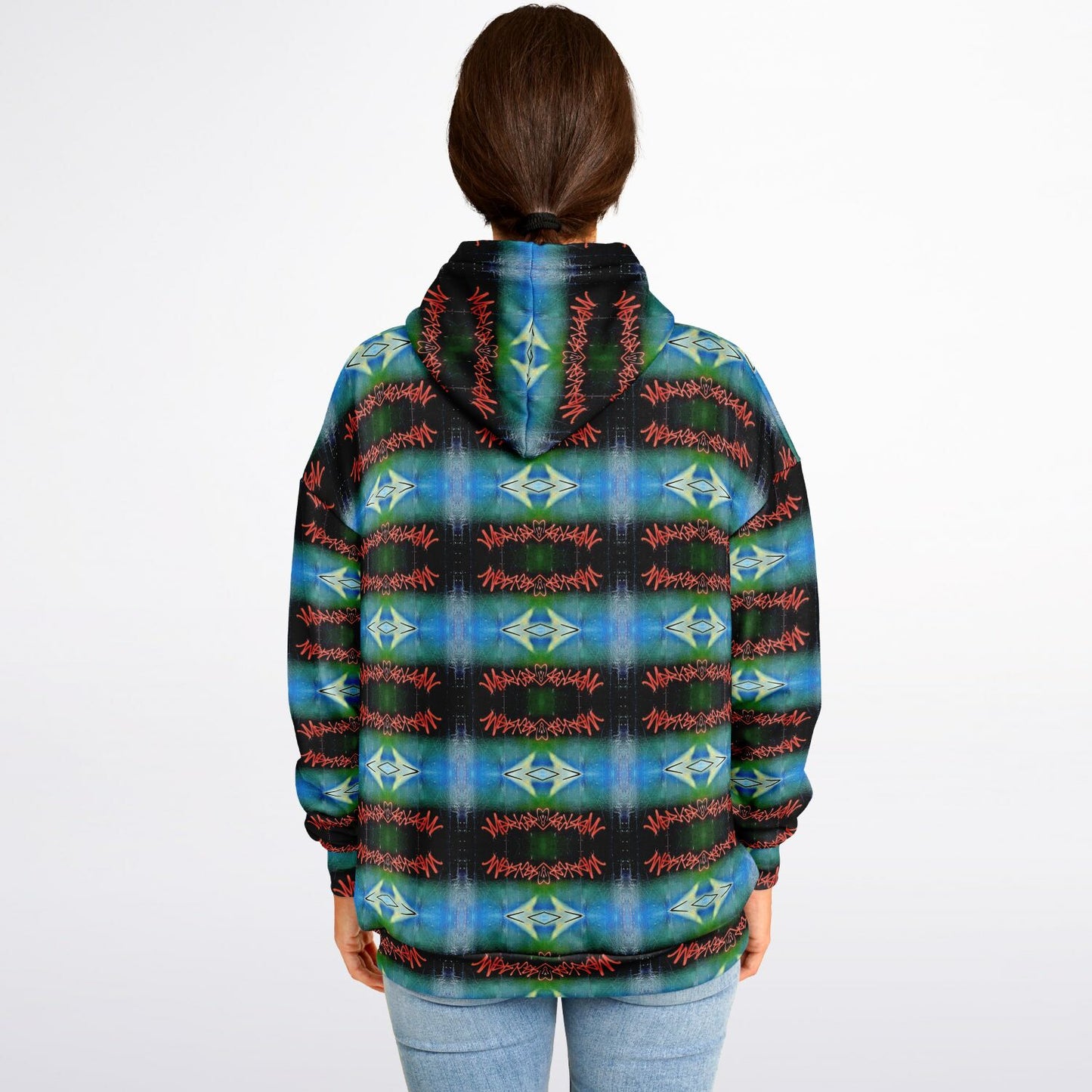 Blue Graffiti - 30% - Heavyweight Oversized Hoodie
