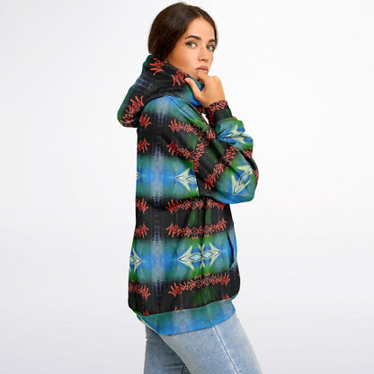 Blue Graffiti 50% - Heavyweight Oversized Hoodie