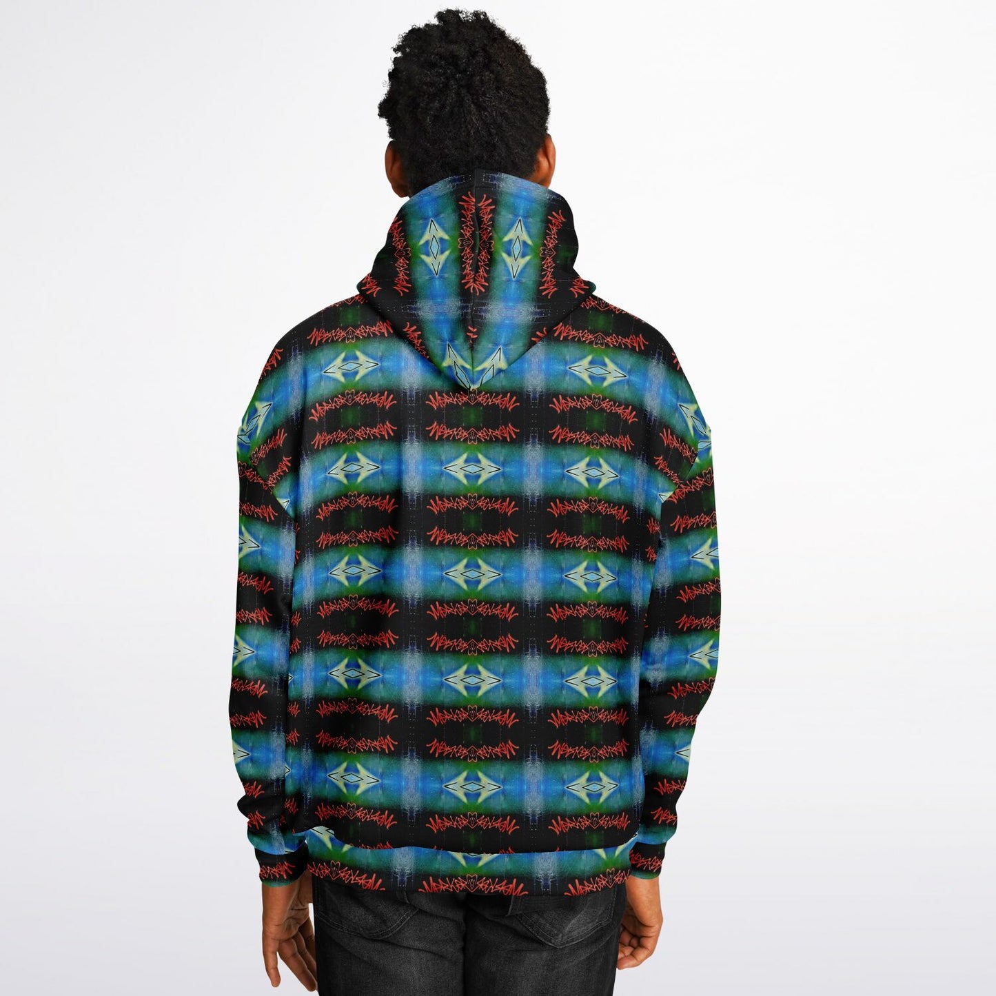 Blue Graffiti - 25% - Heavyweight Oversized Hoodie