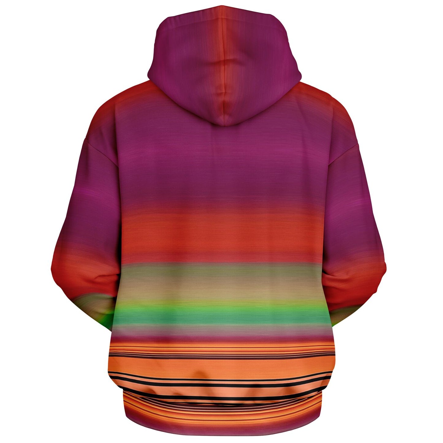 Rainbow stripes / extra thick hoodie