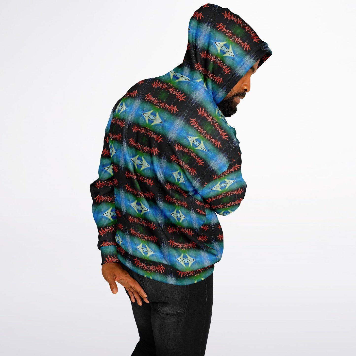 Blue Graffiti - 30% - Heavyweight Oversized Hoodie