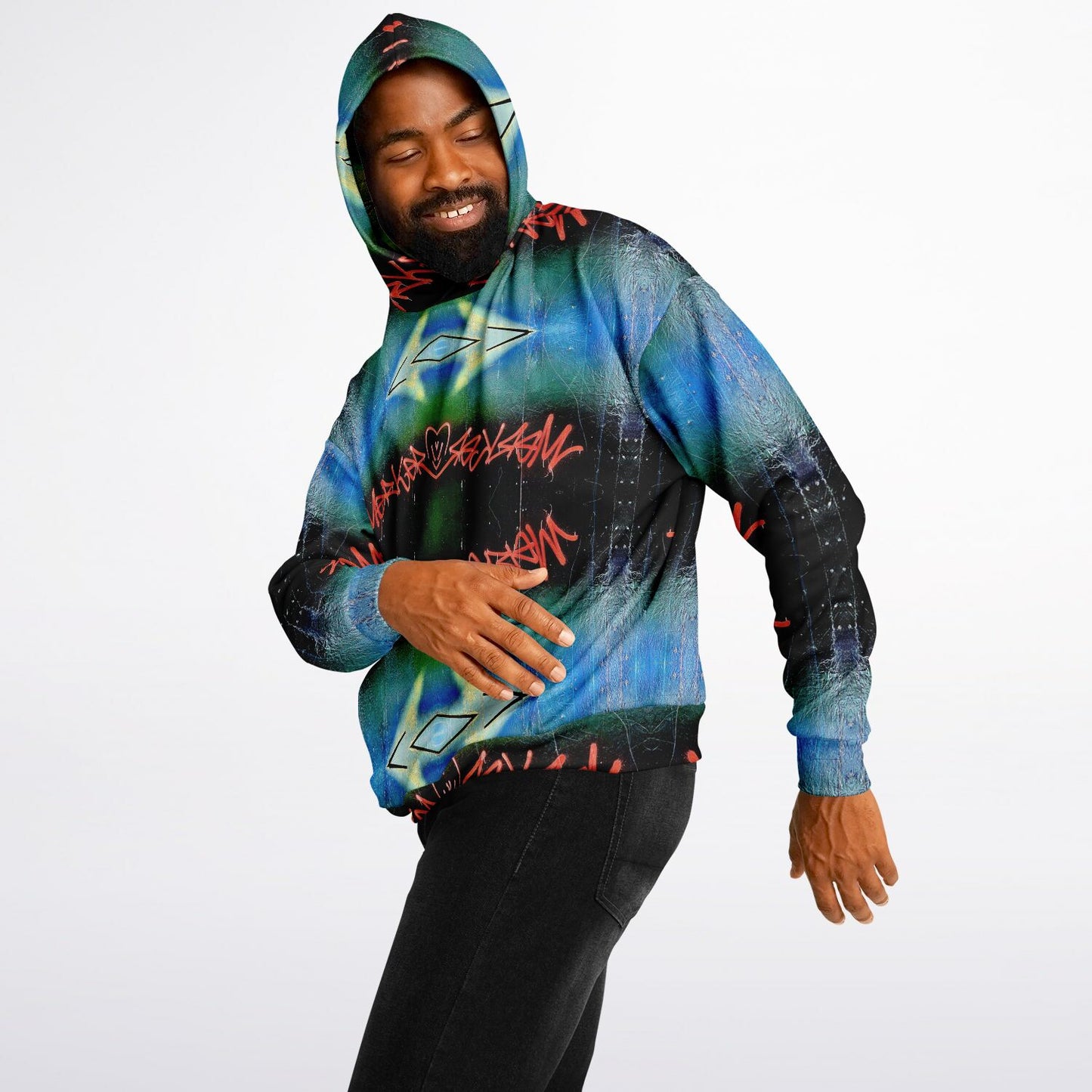 bye graffiti - 90% Heavyweight Oversized Hoodie