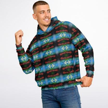 Blue Graffiti - 30% - Heavyweight Oversized Hoodie