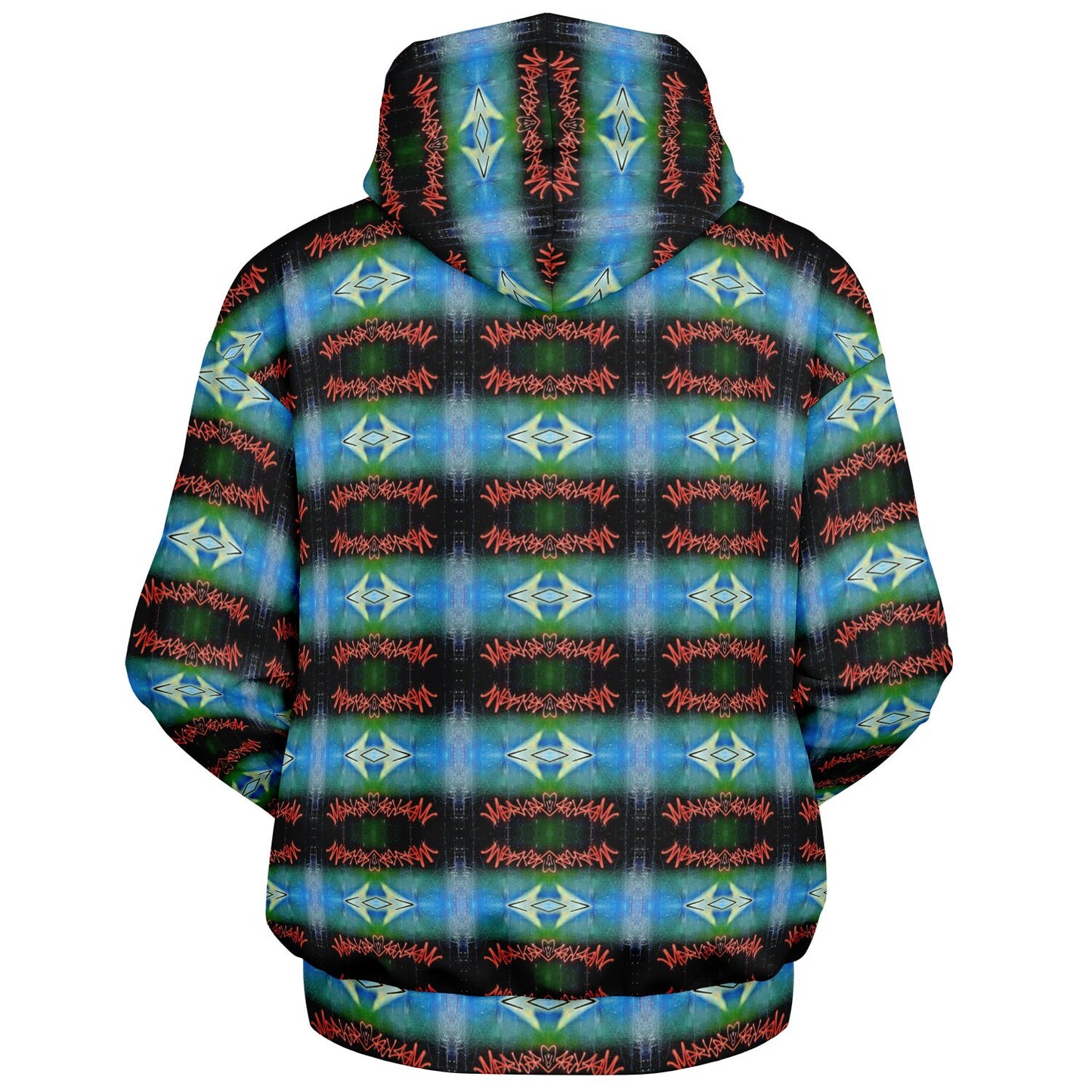 Blue Graffiti - 25% - Heavyweight Oversized Hoodie