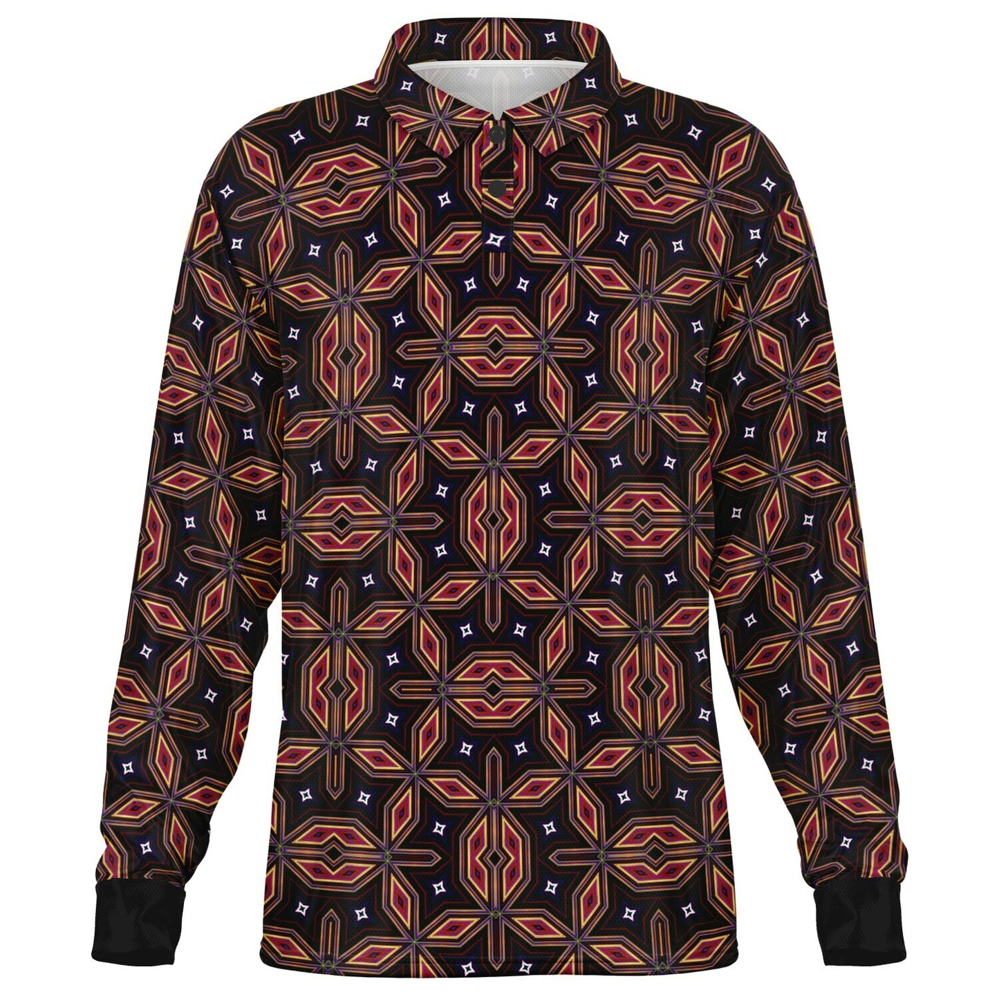 Spiro-fraction - Men’s Long Sleeve Polo Shirt