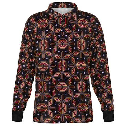 Spiro-fraction - Men’s Long Sleeve Polo Shirt