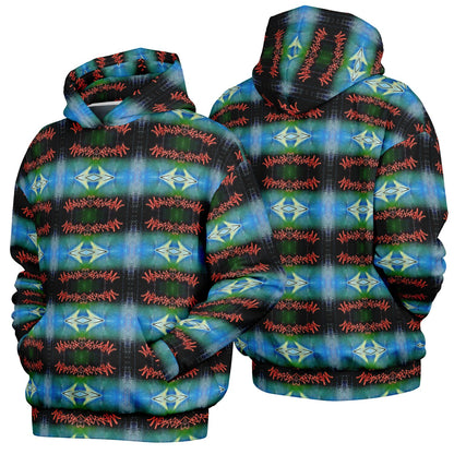 Blue Graffiti - 30% - Heavyweight Oversized Hoodie