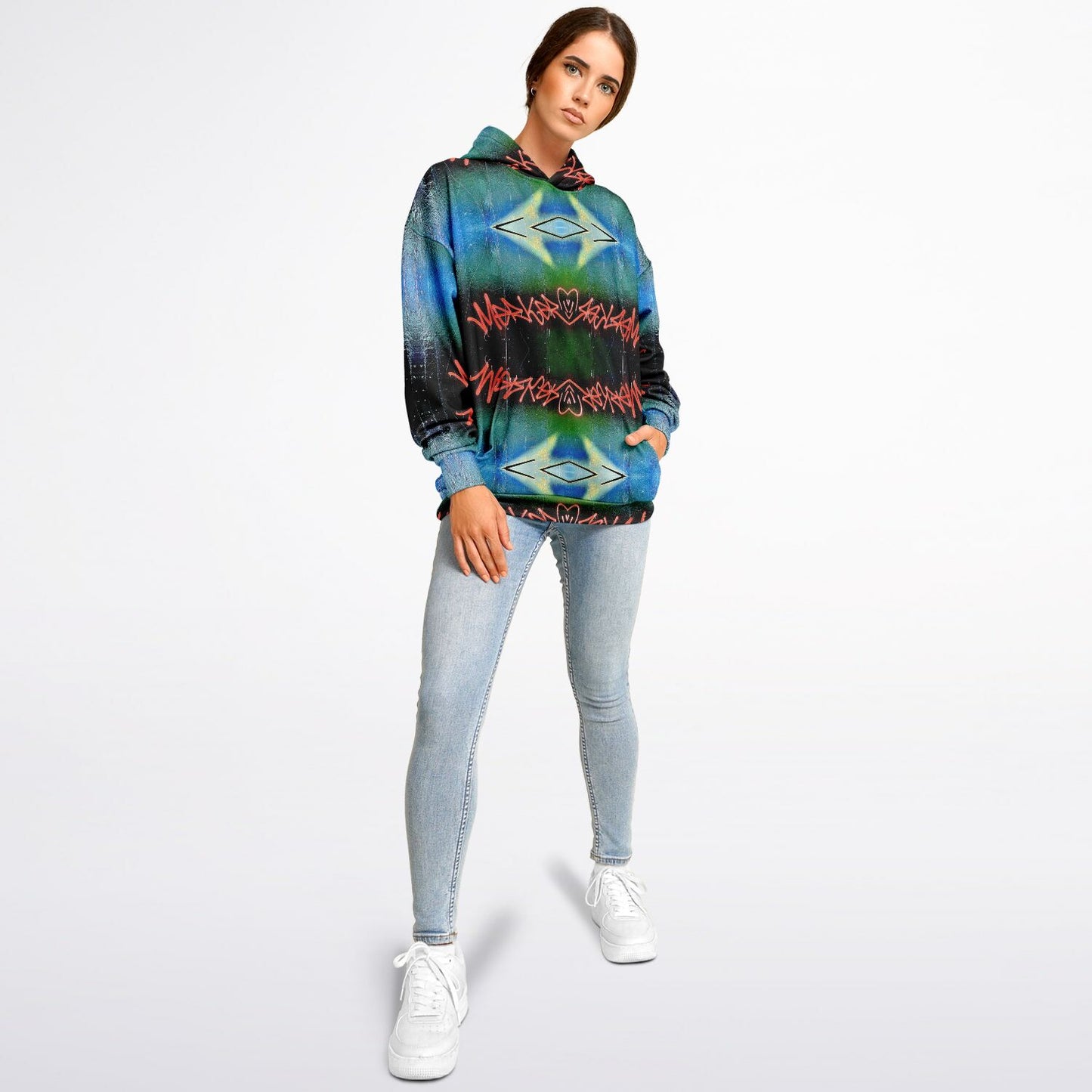 bye graffiti - 90% Heavyweight Oversized Hoodie