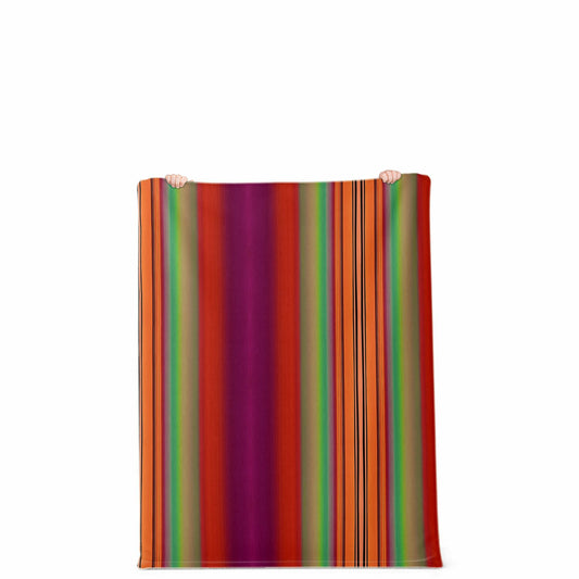 Rainbow Stripes - Premium Microfleece Blanket