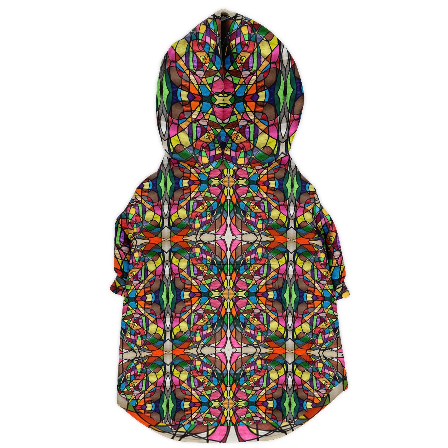 Doodle - Fashion Dog Zip-Up Hoodie - AOP