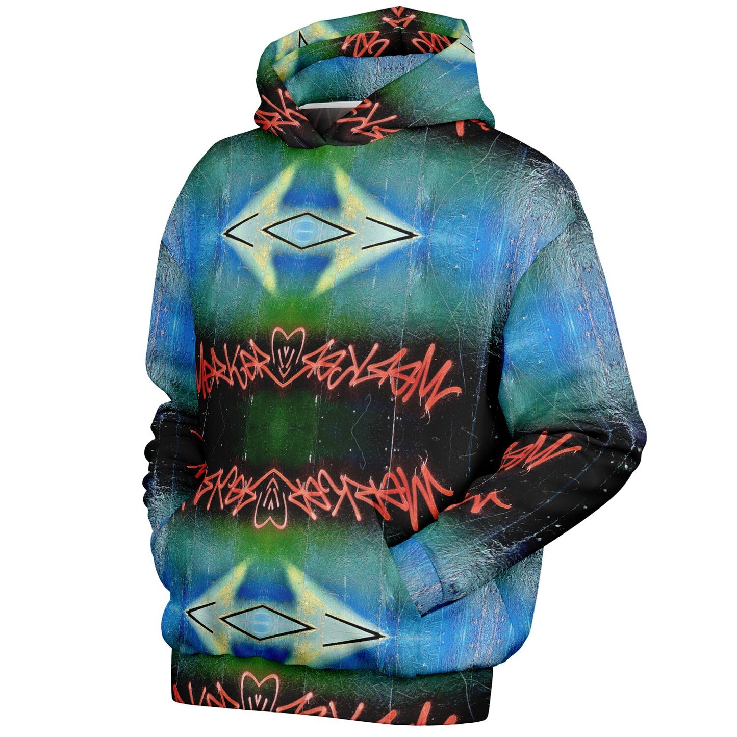 bye graffiti - 90% Heavyweight Oversized Hoodie