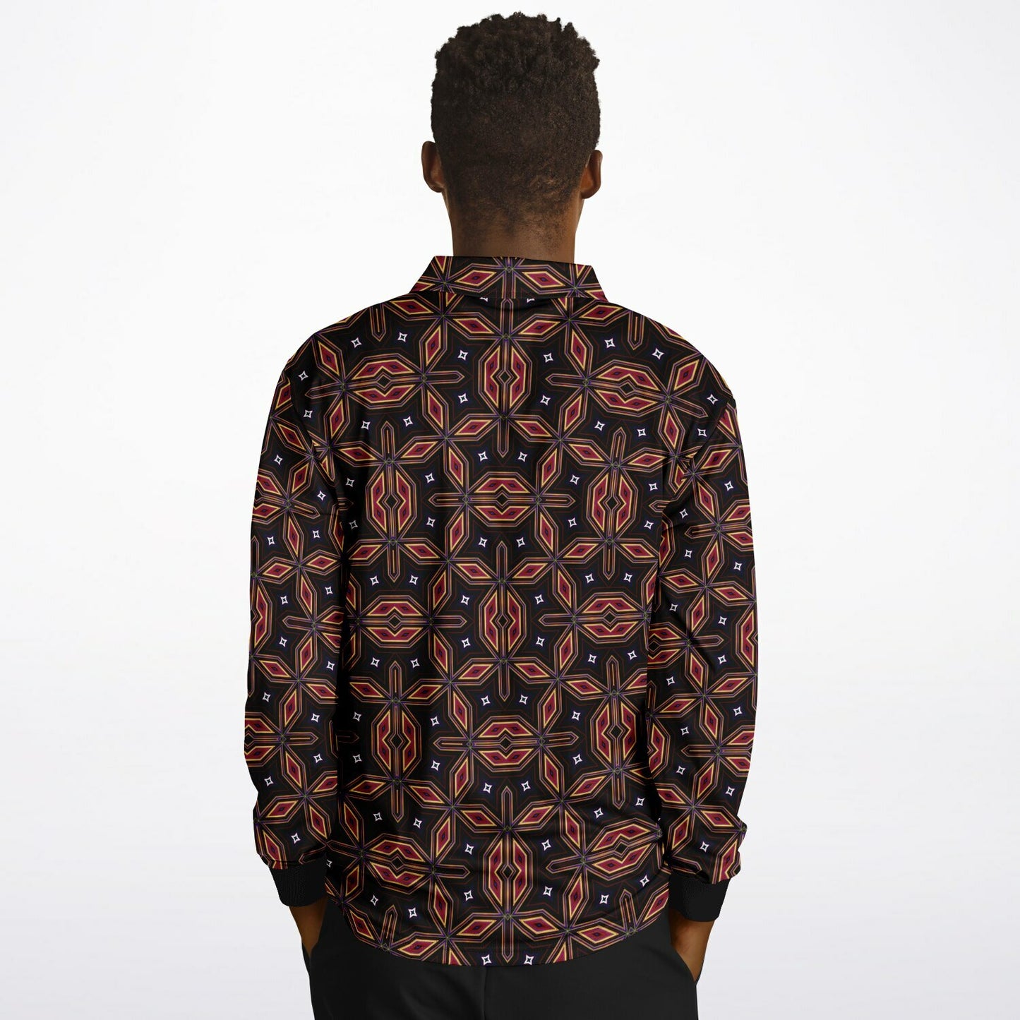 Spiro-fraction - Men’s Long Sleeve Polo Shirt