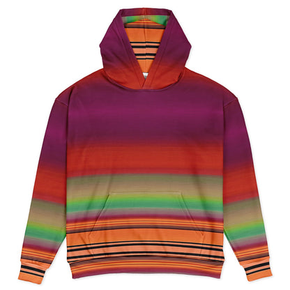 Rainbow stripes / extra thick hoodie