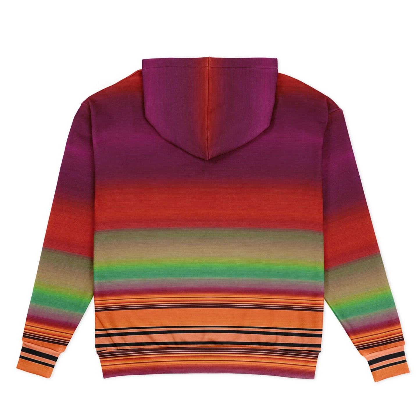 Rainbow stripes / extra thick hoodie
