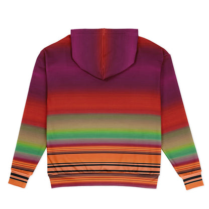 Rainbow stripes / extra thick hoodie