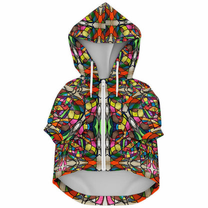 Doodle - Fashion Dog Zip-Up Hoodie - AOP