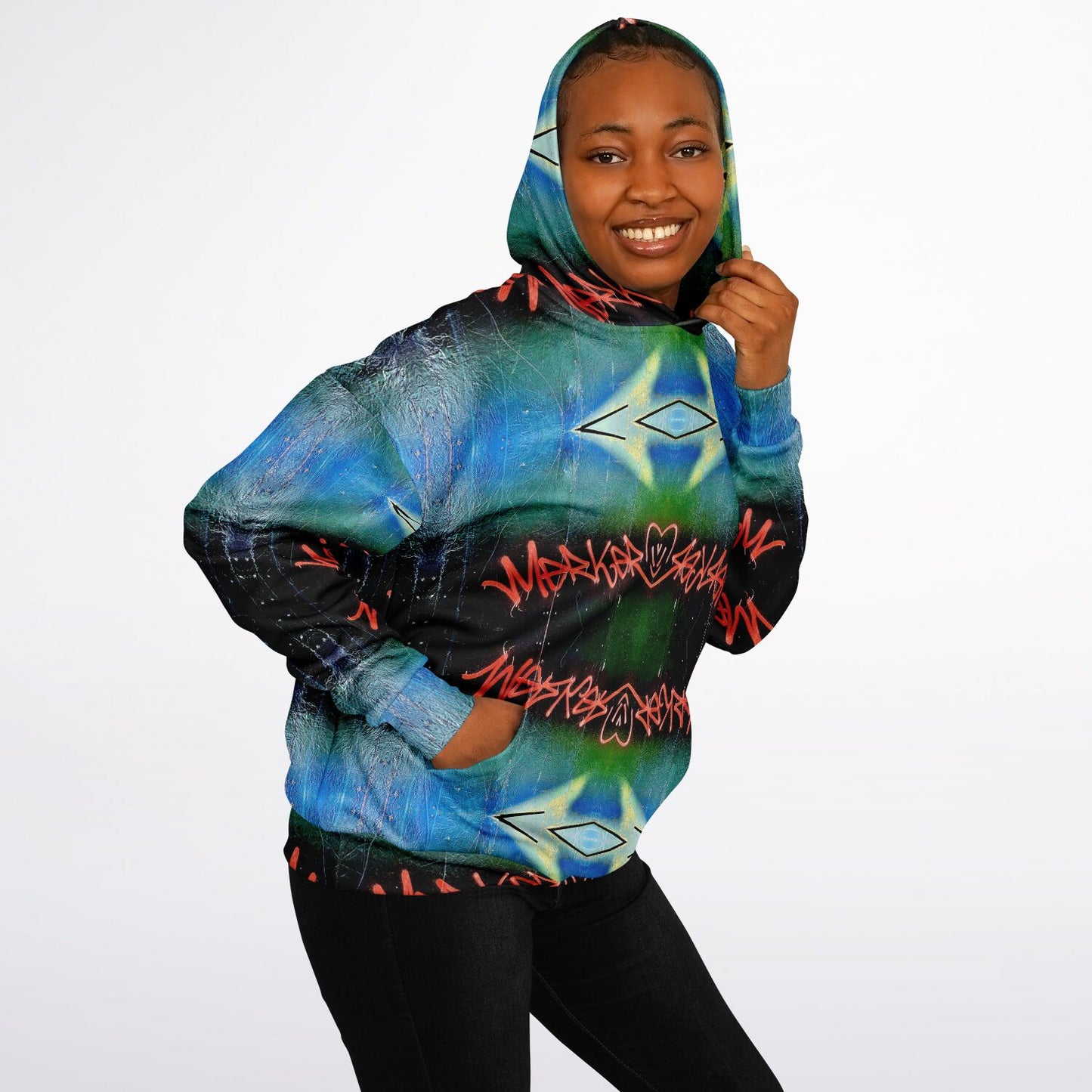 bye graffiti - 90% Heavyweight Oversized Hoodie