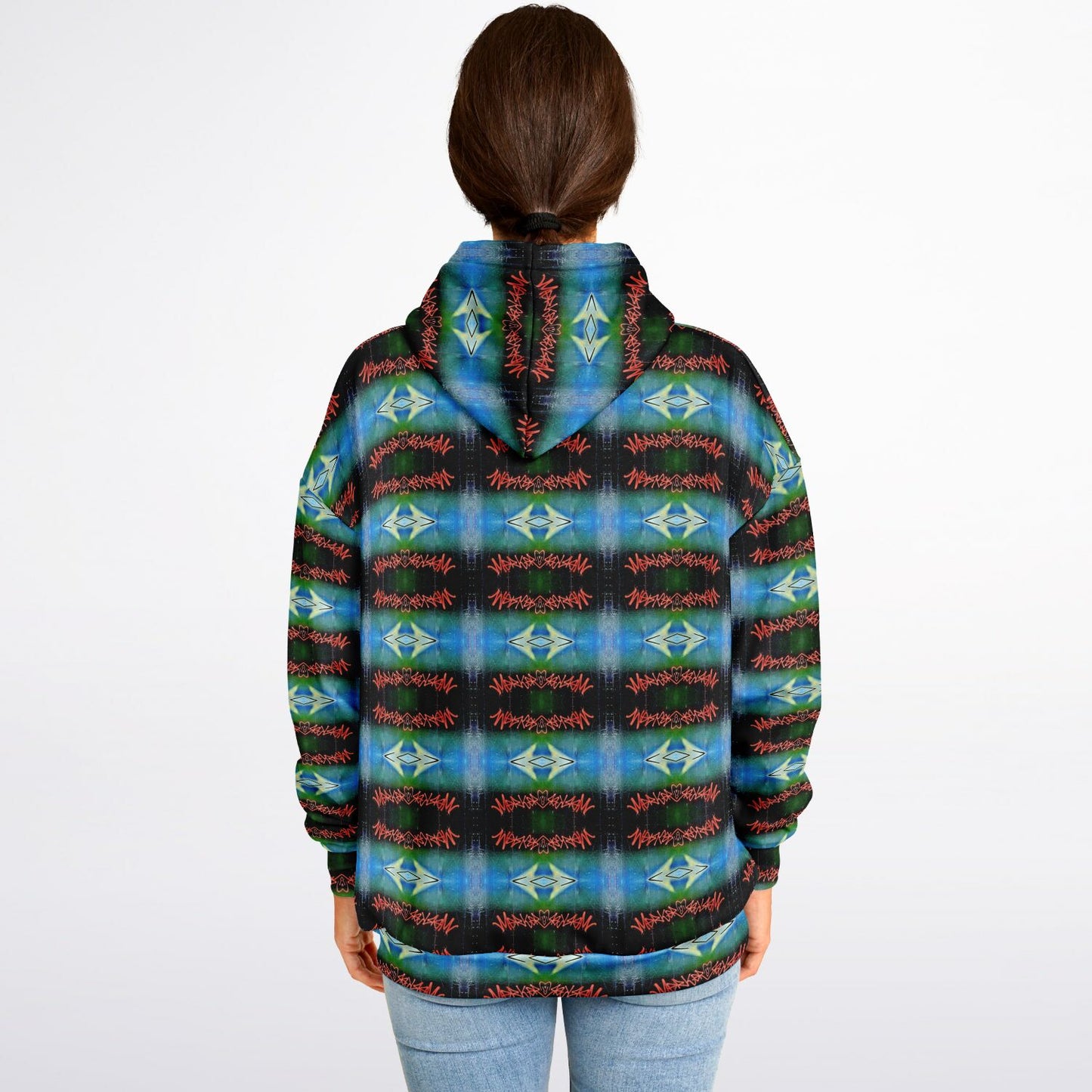 Blue Graffiti - 25% - Heavyweight Oversized Hoodie