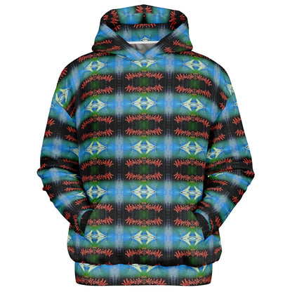Blue Graffiti - 25% - Heavyweight Oversized Hoodie
