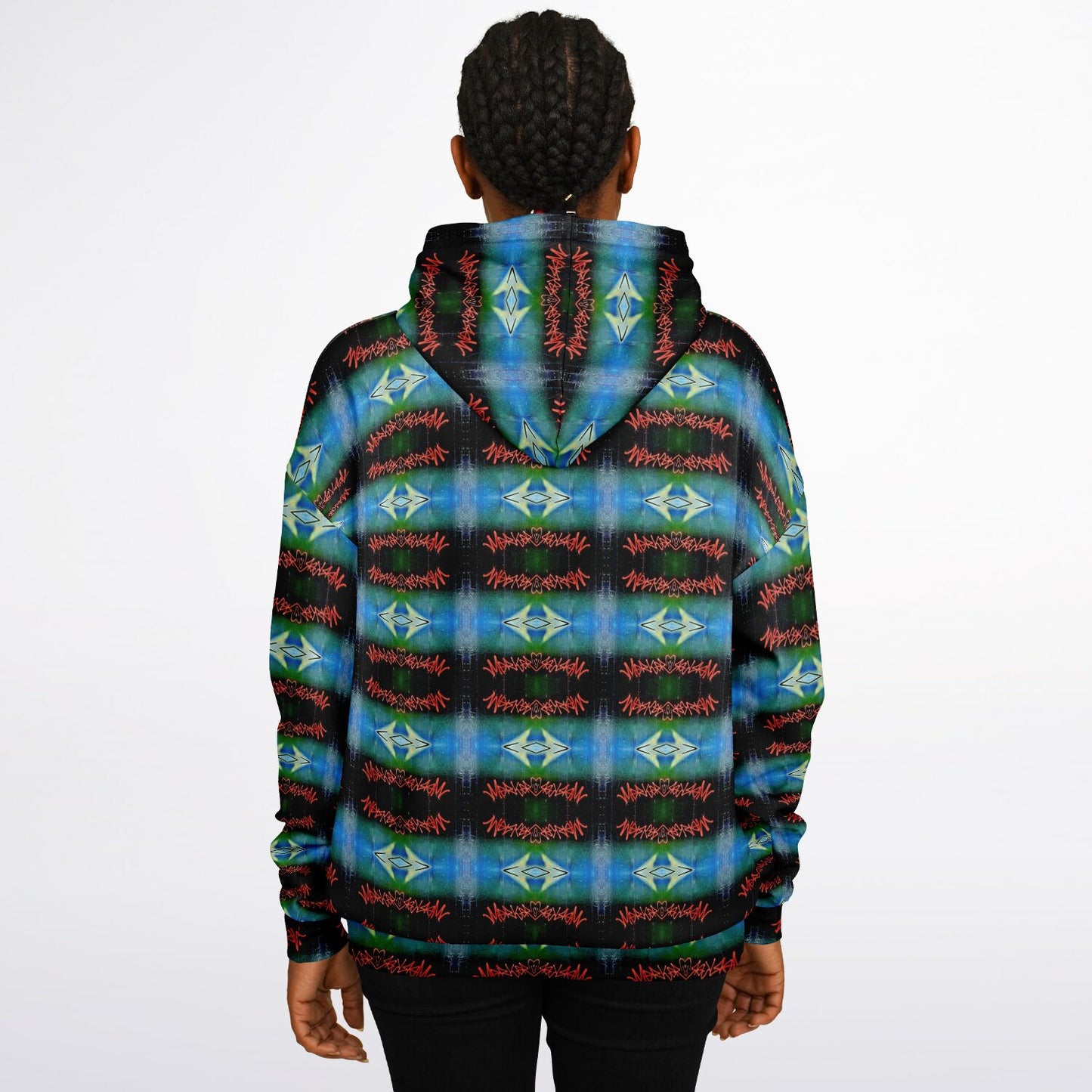 Blue Graffiti - 25% - Heavyweight Oversized Hoodie
