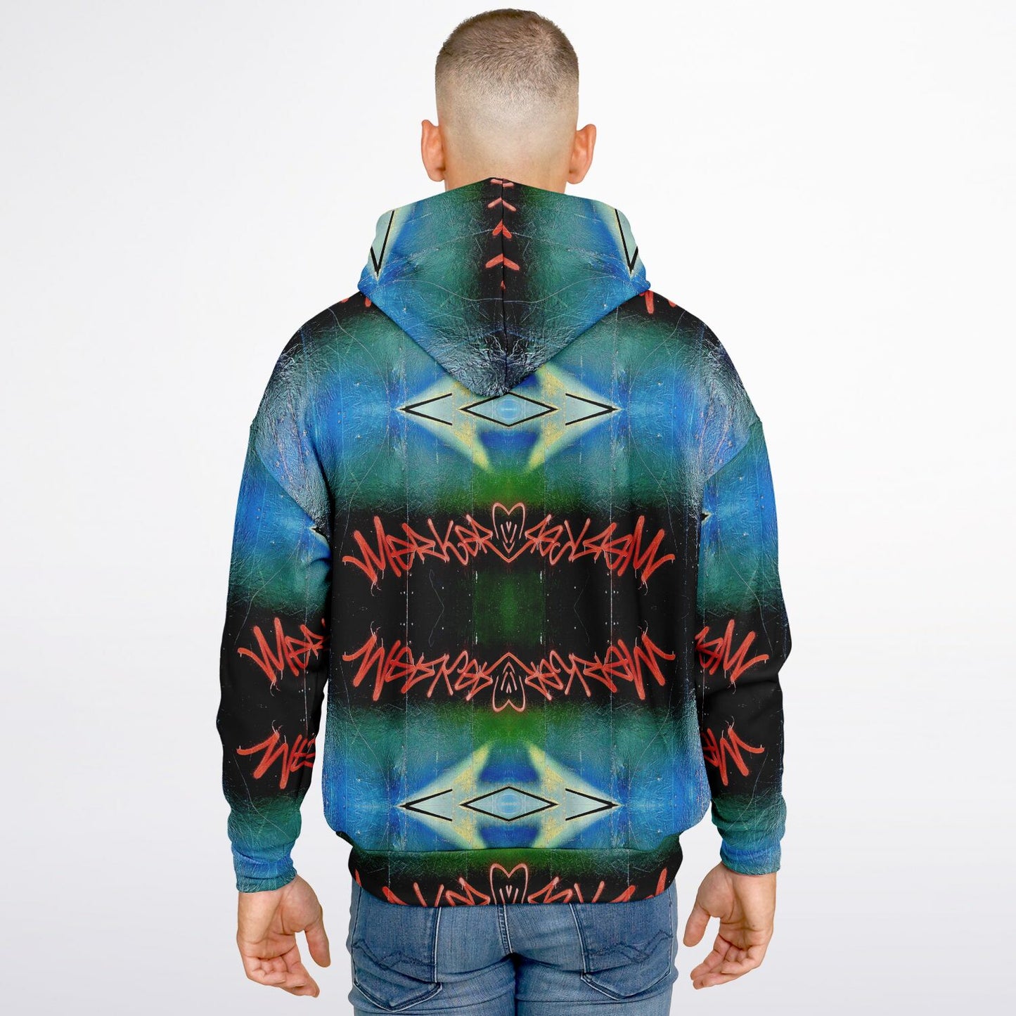 bye graffiti - 90% Heavyweight Oversized Hoodie