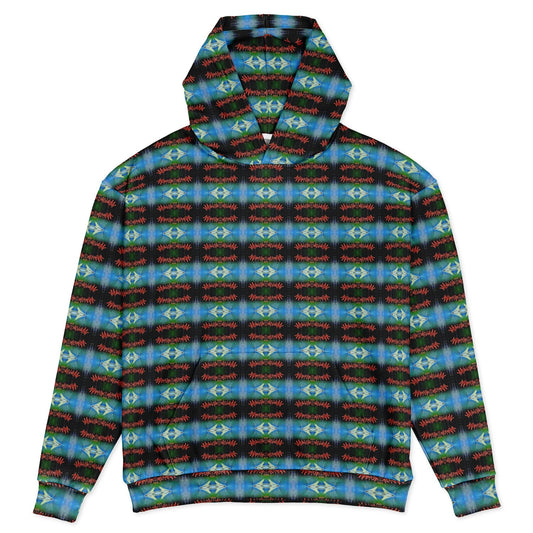 Blue Graffiti - 15% -Heavyweight Oversized Hoodie