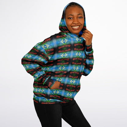 Blue Graffiti - 25% - Heavyweight Oversized Hoodie