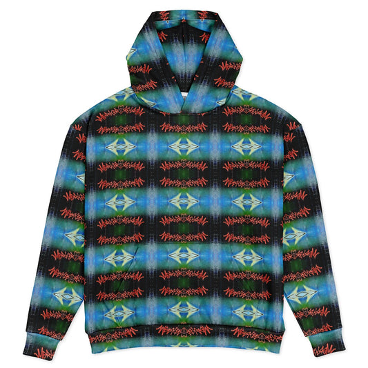 Blue Graffiti - 30% - Heavyweight Oversized Hoodie