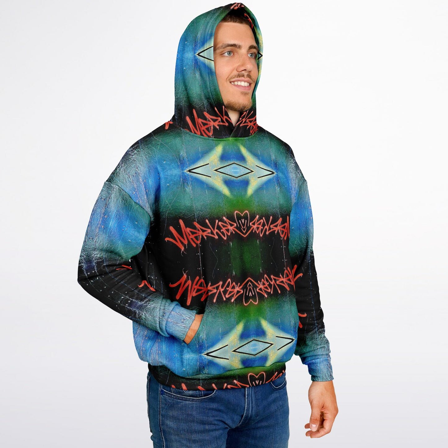 bye graffiti - 90% Heavyweight Oversized Hoodie