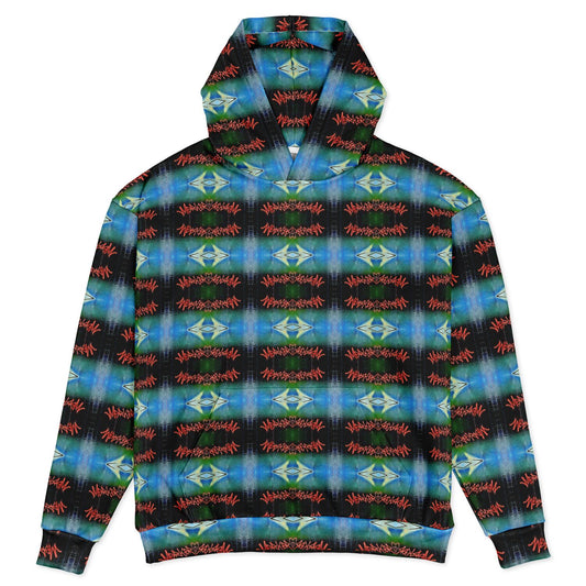 Blue Graffiti - 25% - Heavyweight Oversized Hoodie